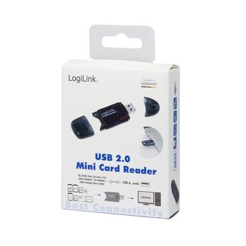 LOGILINK Card Reader Single Slot SD/MMC USB2.0 (CR0007)