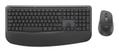 LOGITECH Signature Comfort Plus MK880 - Graphite - Tastatur & Mus sæt - Nordisk - Grå