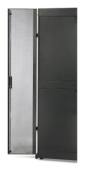 APC NetShelter SX 45U 600mm Wide Perforated Split Doors Black (AR7105)