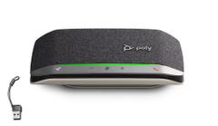 POLY Sync 20 | Speakerphone USB-C/A Adapter | Grey