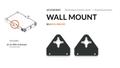 SONANCE Wall Mounting Half-Rack Kit