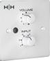 HH Electronics MZ Series - MZ-C1EU - Wall Volume Con troller - EU Spec - White