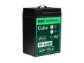 Green Cell AGM VRLA 6V 4.5Ah maintenance-free battery for alarm system, cash register, toys