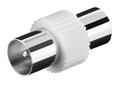 Goobay Antenne samler, IEC coax han/han, 10 stk.