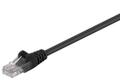Goobay Patch kabel, UTP CAT5E, sort, 0,5 m