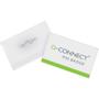 QConnect Q-connect kongresmærke m/nål 54x90mm 50stk