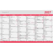 Mayland 27055000 vægkalender med flagdage 24x39cm