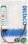 DELTACO U/UTP Cat6 AWG28 patch cable, 0,3m, red, LSZH