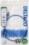 DELTACO U/UTP Cat6 AWG28 patch cable, 0,5m, blue, LSZH
