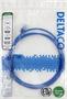 DELTACO U/UTP Cat6 AWG28 patch cable, 1,5m, blue, LSZH