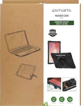 4smarts Rugged Case Grip for Samsung Galaxy Tab S11 Ultra (541768)