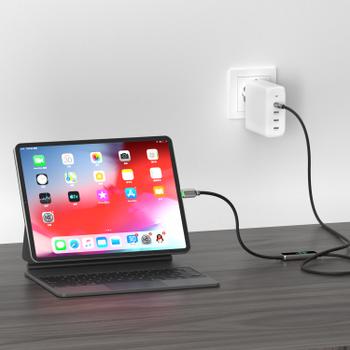 4smarts USB-C Cable ScreenCord 240W 1,2m, black (543240)