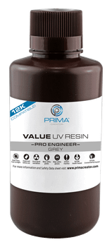 3D PRIMA Pro Engineer Resin - Grey - 500g (PV-PE-B405-0500-LG)