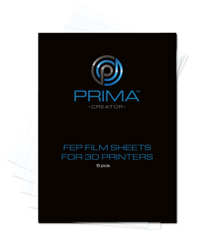 3D PRIMA FEP Film Sheets for 3D Printers - 140 x 200 mm - 5-pack (PC-FEP-140/200-5P)