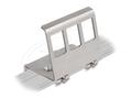 DELOCK Keystone Metal Mounting 3 Port for DIN rail