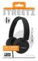STREETZ HC210 Headphones, microphone, volume control, USB-C, black