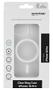 Essentials iPhone 16 Pro recycled clear back cover, magnet, transparent