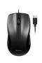 DELTACO Wired optical USB-C mouse, 3 buttons, 1200 DPI, black