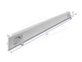 DELOCK 19? 1U Blind Panel ABS plastic with snap-in function grey