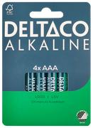 DELTACO AAA Alkaline 4-pack