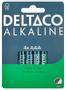 DELTACO AAA Alkaline 4-pack