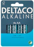 DELTACO AA alkaline 4-pack