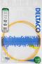DELTACO OS2 Fiber cable, LC - SC, simplex, UPC/UPC, 1,5m