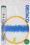 DELTACO OS2 Fiber cable, SC - SC, simplex, UPC/UPC, 1,5m