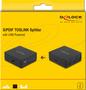 DELOCK S/PDIF TOSLINK Splitter 1 In 3 Out with USB Powered