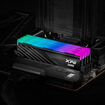 A-DATA 16 GB ADATA DIMM 6000 (schwarz, AX5U6000C3016G-SLABRBK,  XPG Lancer Blade RGB, INTEL XMP, AMD EXPO) (AX5U6000C3016G-SLABRBK)
