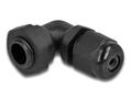 DELOCK Cable Gland 90° angled PG7 black