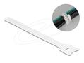 DELOCK Hook-and-loop cable tie L 150 x W 12 mm white 10 pieces