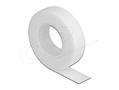 DELOCK Hook-and-loop tape on roll L 1 m x W 13 mm white