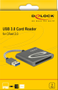 DELOCK USB 3.0 Card Reader for CFast 2.0 memory cards