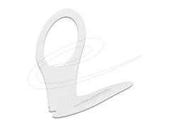 DELOCK Mobile Phone Charging Holder for Power Socket white