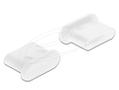 DELOCK Dust Cover for USB Type-C female without grip 10 pieces white