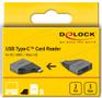 DELOCK USB Type-C™ Card Reader for SD / MMC + Micro SD