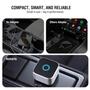 4smarts Wireless CarPlay/Android Auto USB-A and C adapter, silver