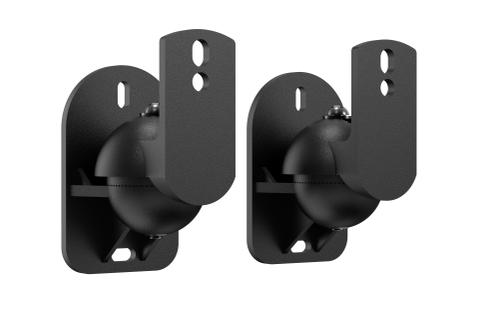 DELTACO Swivel & Tilt Satellite Speaker Wall Mount 3.5 kg, black (ARM-600)