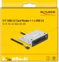 DELOCK 3.5? USB 2.0 Card Reader 5 slot + 1 x USB 2.0 Type-A female