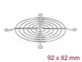 DELOCK Fan Grill 92 x 92 mm silver