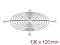 DELOCK Fan Grill 120 x 120 mm silver