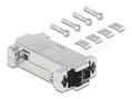 DELOCK Housing for 2 x D-Sub 9 pin