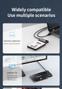 DELTACO HDD adapter 2.5"/3.5", USB-A 5 Gbit/s, SATA 6 Gbit/s, black