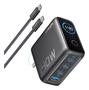 ANKER Charger 140W 4-Port w/ USB-C Cable White