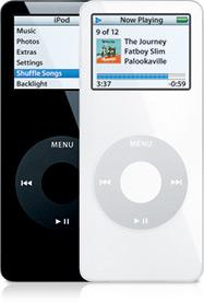 APPLE iPod Nano White 4GB Retail (MA005LL/A)