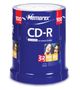 MEMOREX Professional CD-R 700MB, 80min 52xspeed, 100 Pack Cakebox Uden Copydan afgift