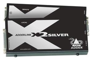 ADDER TECH Link X2 Silver. PS/2 KVM & (X2-SILVER/P)