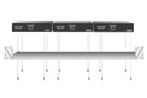 SCENE DOUBLE KVM Rack-Kit 1U Monteringskit for 3 enheter (SDBR3)