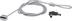 SAFEWARE CABLE KEYLOCK 1,7M KA